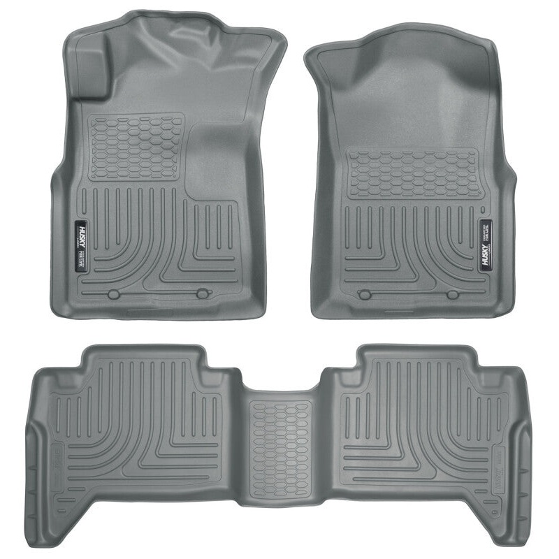 Husky Liners 05-13 Toyota Tacoma WeatherBeater Combo Grey Floor Liners