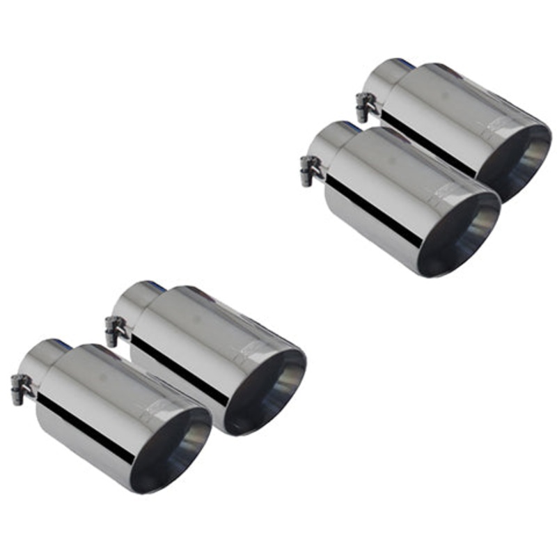 XForce Black Exhaust Tip Kit | 2018-2021 Ford Mustang GT (ES-FM18-BLACKTIP)