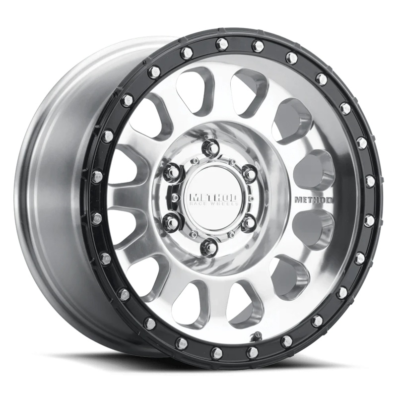 Method Race Wheels MR315 18″ 8×170 Polished w/ Gloss Black Lip