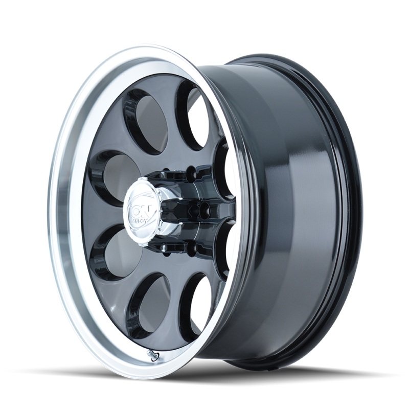 ION Type 171 15×8 / 5×120.65 BP / -27mm Offset / 83.82mm Hub Black/Machined Wheel