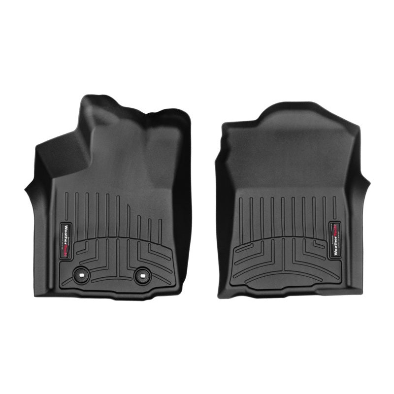 WeatherTech 16+ Toyota Tacoma Double Cab (Auto Trans Only) Front FloorLiner – Black