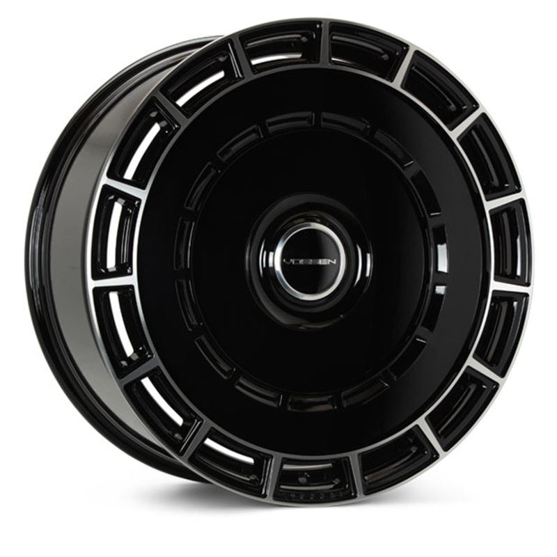 24×10 Vossen HF-9 / Gloss Black Polished