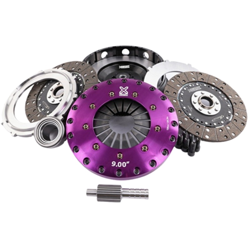 XClutch Twin-Disc Solid Organic Clutch Kit with Flywheel | 2011 BMW 1 Series M, 2011-2015 BMW 335i, and 2011-2013 BMW 135i (XKBM23596-2G)