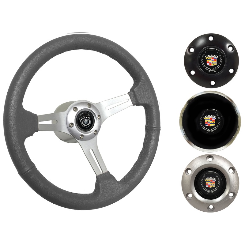 1969-89 Cadillac Steering Wheel Kit | Grey Leather | ST3014GRY