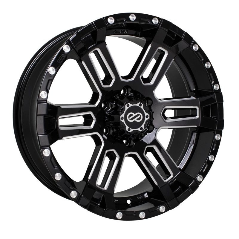 Enkei Commander 20×9 25mm Offset 5×150 Bolt Pattern 110 Bore Black Machined Wheel