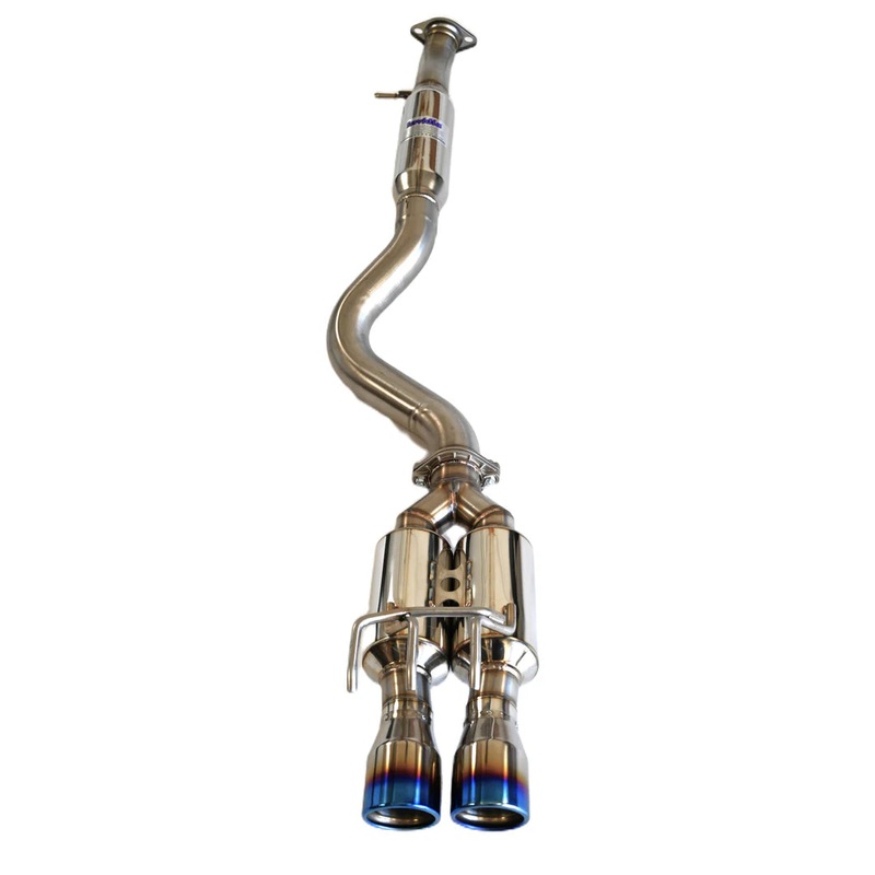 Invidia R400 Rolled Titanium Tip Catback | 2023+ Toyota GR Corolla (HS22TGCGM2RTL)