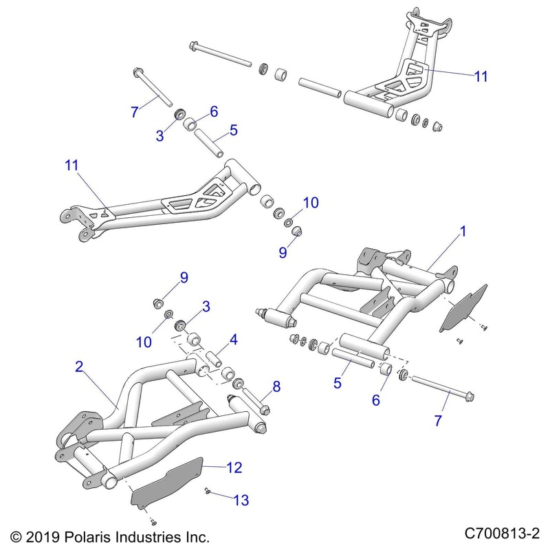 Weld-A-Arm,Rear,Upper,64,M Ttm S by Polaris