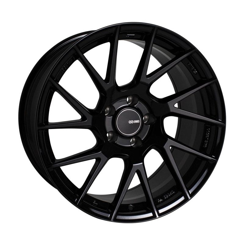 Enkei TM7 17×9.0 5×100 45mm Offset 72.6mm Bore Gloss Black Wheel