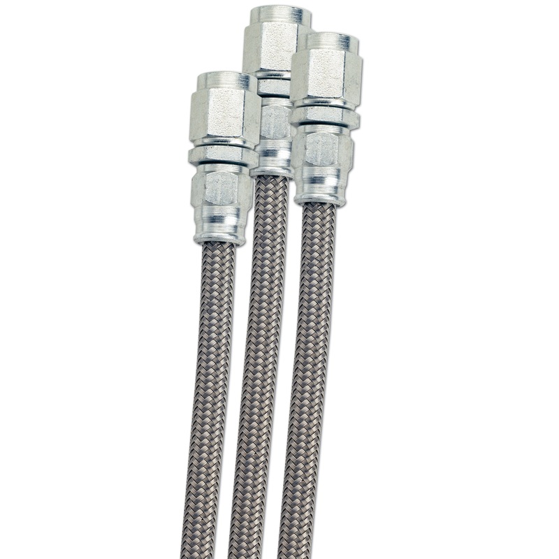 Fragola -12AN PTFE Hose w/ Black Cover- 6 Feet