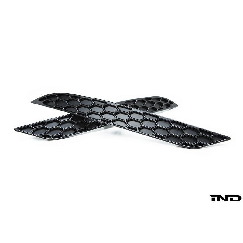 ACEXXON VW MK7.5 GOLF R Rear Reflector Insert Set – Honeycomb Matte Black
