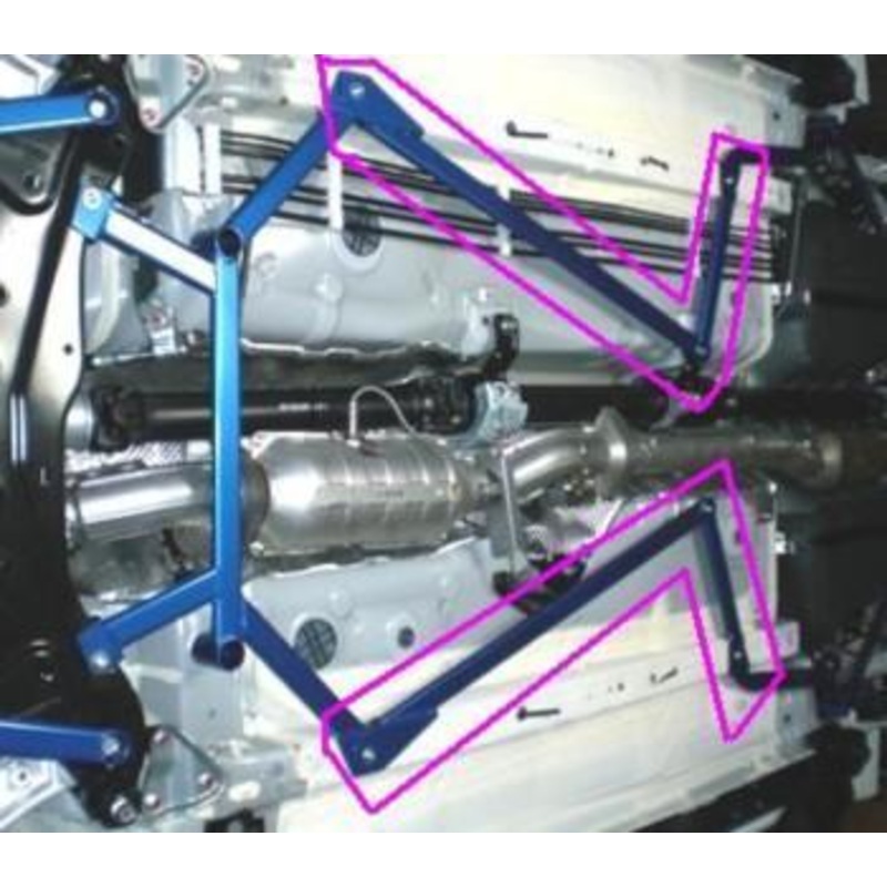 Cusco Front Center Brace | 2008-2015 Mitsubishi Evo X (566 492 C)