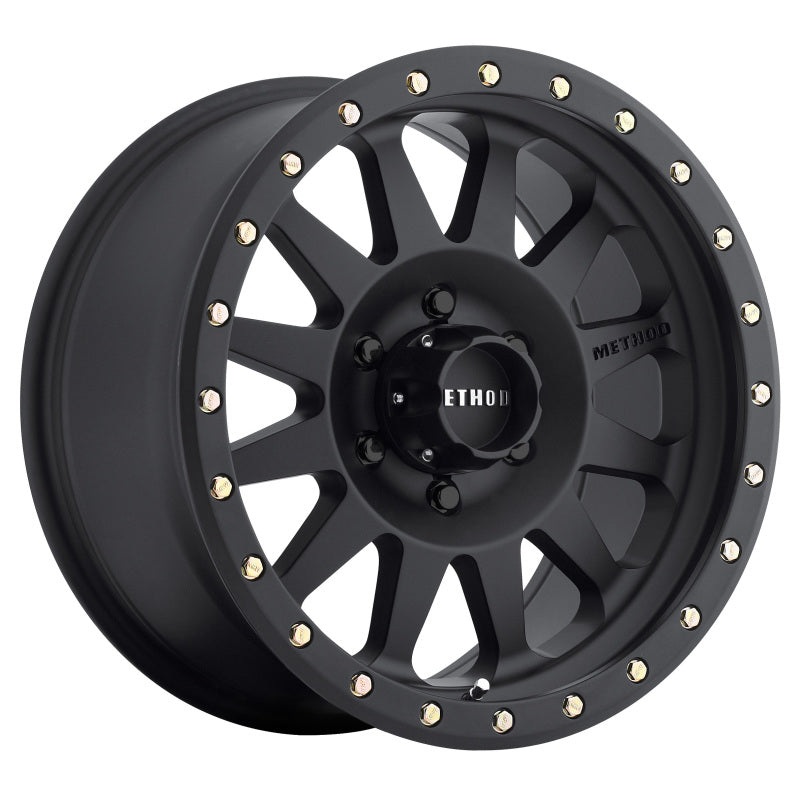 Method MR304 Double Standard 15×8 -24mm Offset 6×5.5 108mm CB Matte Black Wheel