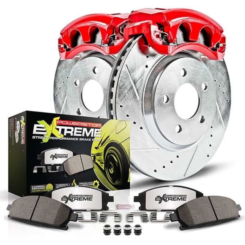 Power Stop 2004 Subaru Impreza Front Z26 Street Kit w/Calipers | KC4549-26