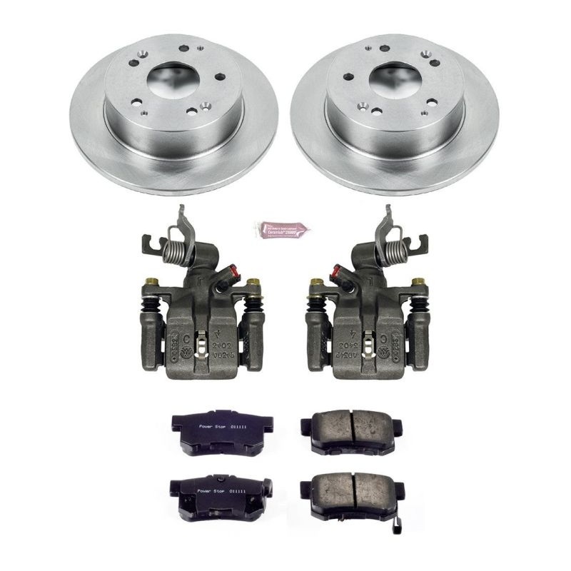 Power Stop Rear Autospecialty Brake Kit w/ Calipers Honda Accord 1998-2002 | KCOE2270D
