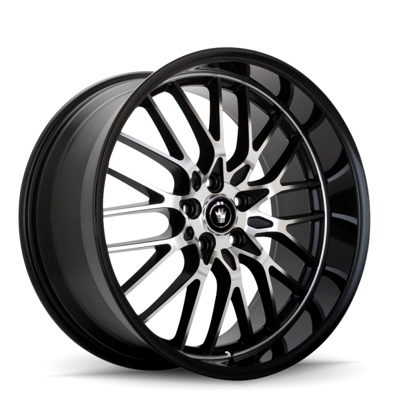 Konig Lace 15×6.5 8×100/114.3 ET38 Black/Machine Spoke