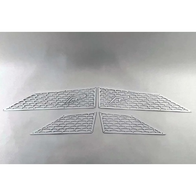 Agency Power 17-22 Polaris RZR XP Turbo White Aluminum Side Vent Covers