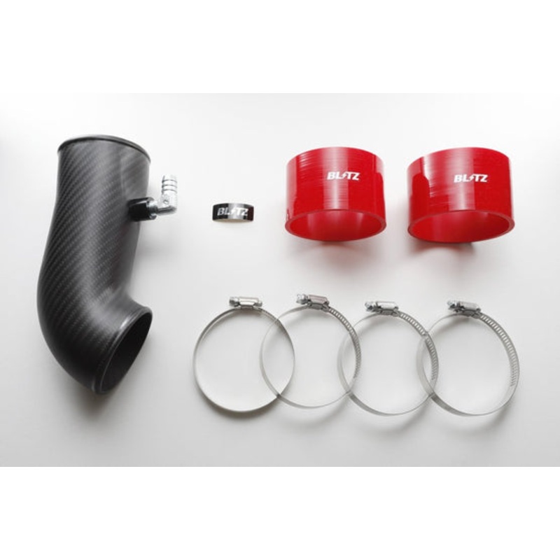 Blitz 21-23 BRZ / GR86 Carbon Fiber Suction Kit w/ Red Couplers | 55102