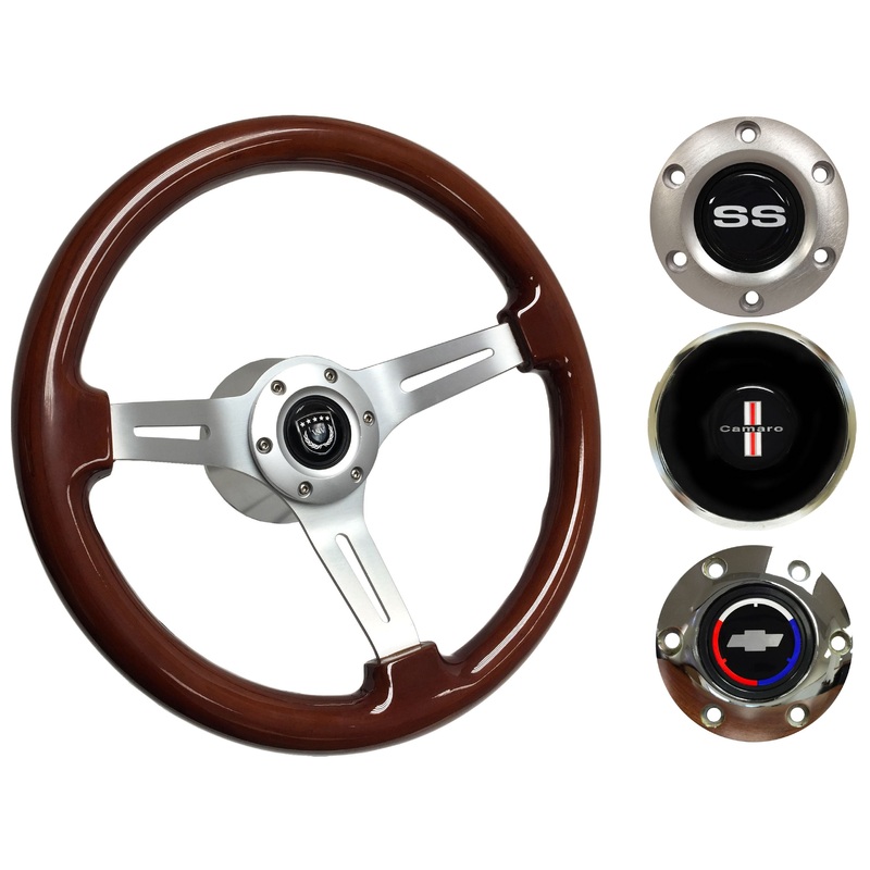 1967-68 Camaro Steering Wheel Kit | Mahogany Wood | ST3027S