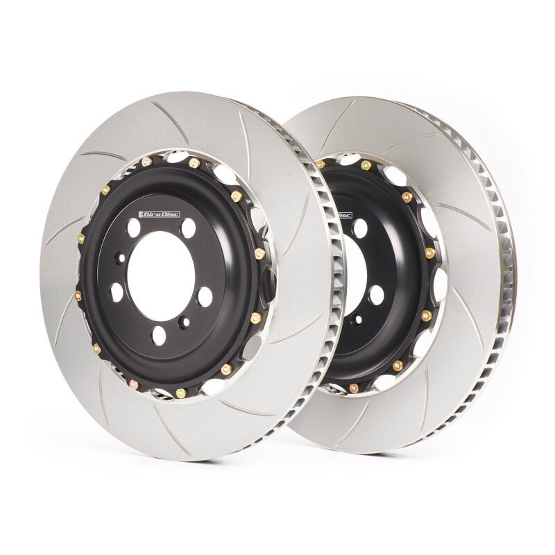 GiroDisc 2021+ Lamborghini Huracan STO (w/Carbon Ceramic Brakes) Front Slotted Rotors