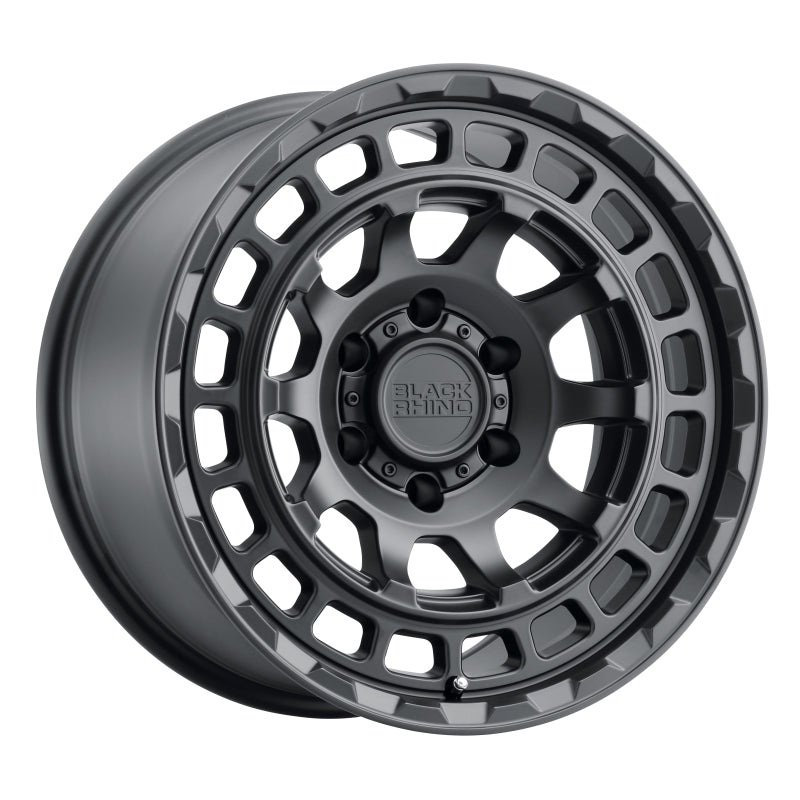 16×8.0 Black Rhino Chamber Matte Black Wheel