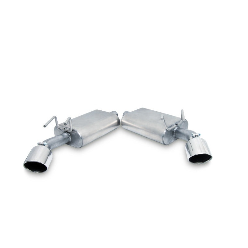 Gibson 10-15 Chevrolet Camaro LS 3.6L 2.25in Axle-Back Dual Exhaust – Aluminized