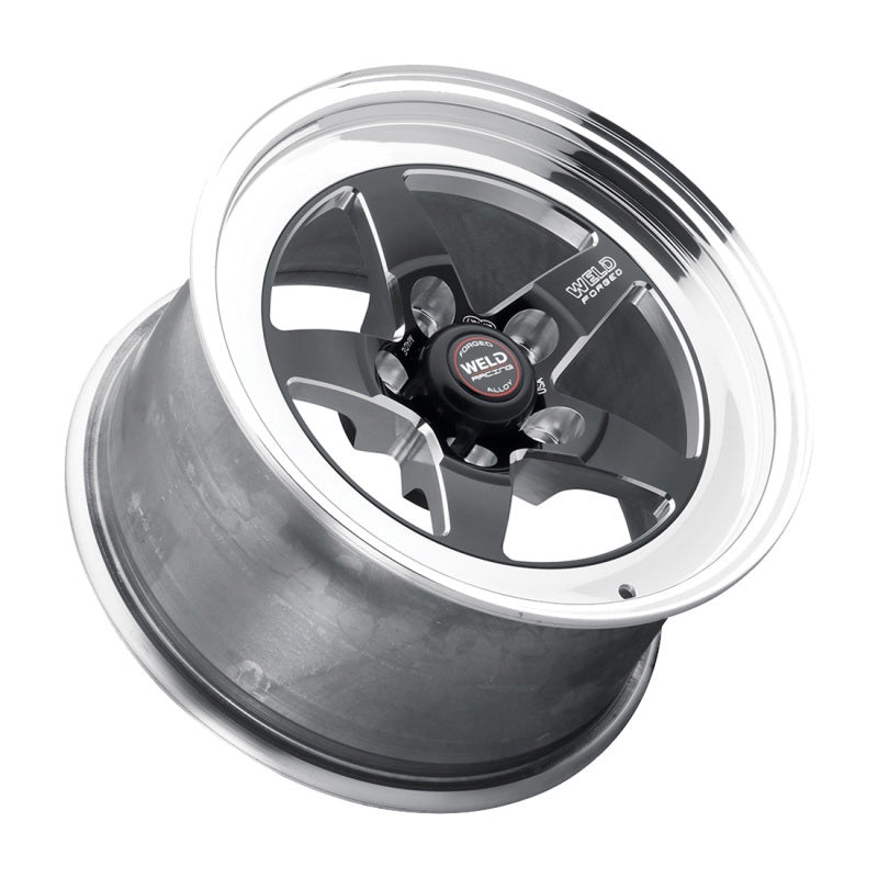 Weld S71 15×11.33 / 5×4.5 BP / 6.5in. BS Black Wheel (Low Pad) – Non-Beadlock