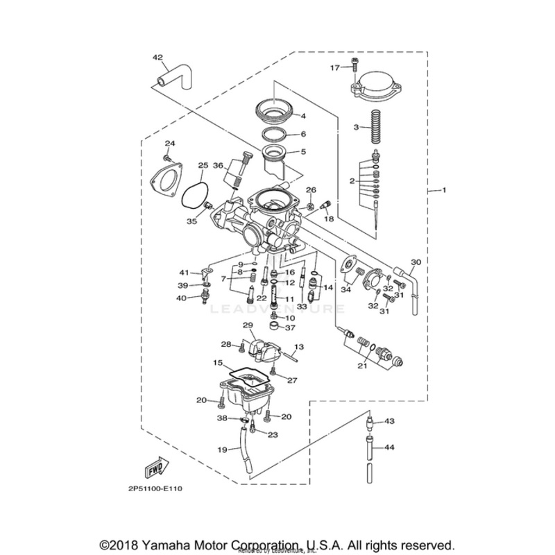 Throttle Screw Set by Yamaha