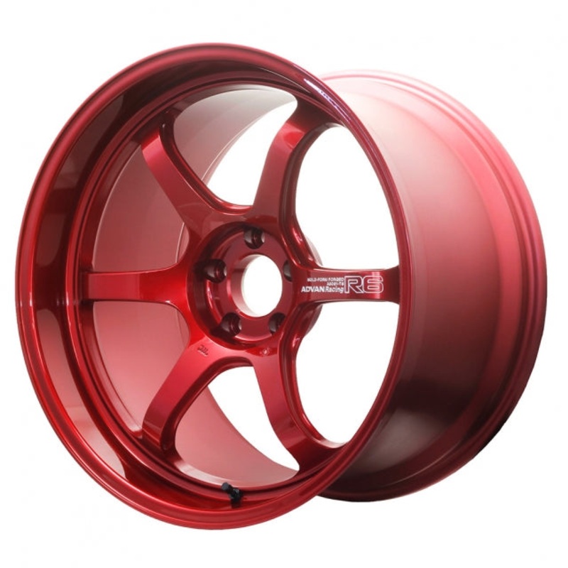 Advan Racing R6 Wheel – 20×10.5 +24 | 5×114.3 | Racing Candy Red