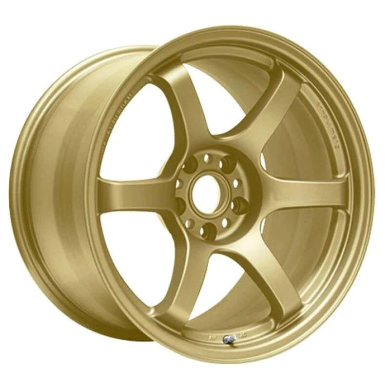 Gram Lights 57DR 15×8.0 +35 4-100 Gold Wheel