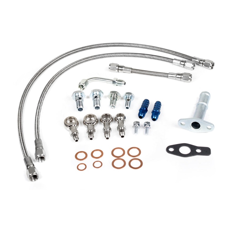 Mitsubishi 4B11T Lancer EVO X  For Stock TD05H TD05HA Turbo Oil Water Line Kit