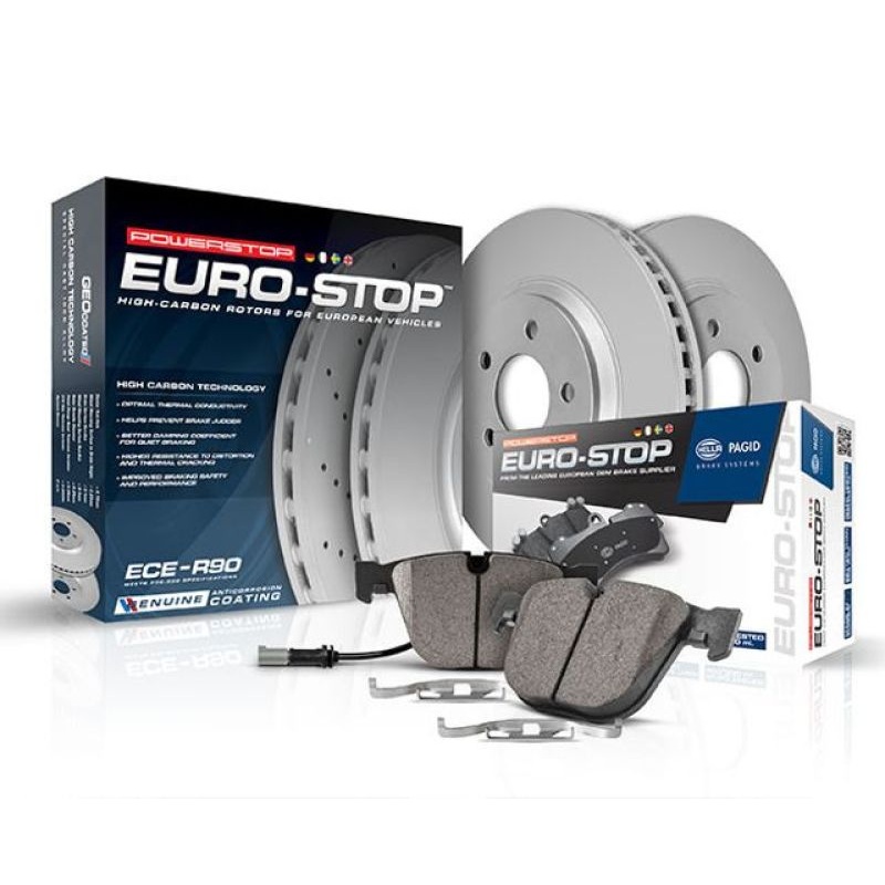 PowerStop Power Stop 06-07 BMW 525i Front Euro-Stop Brake Kit
