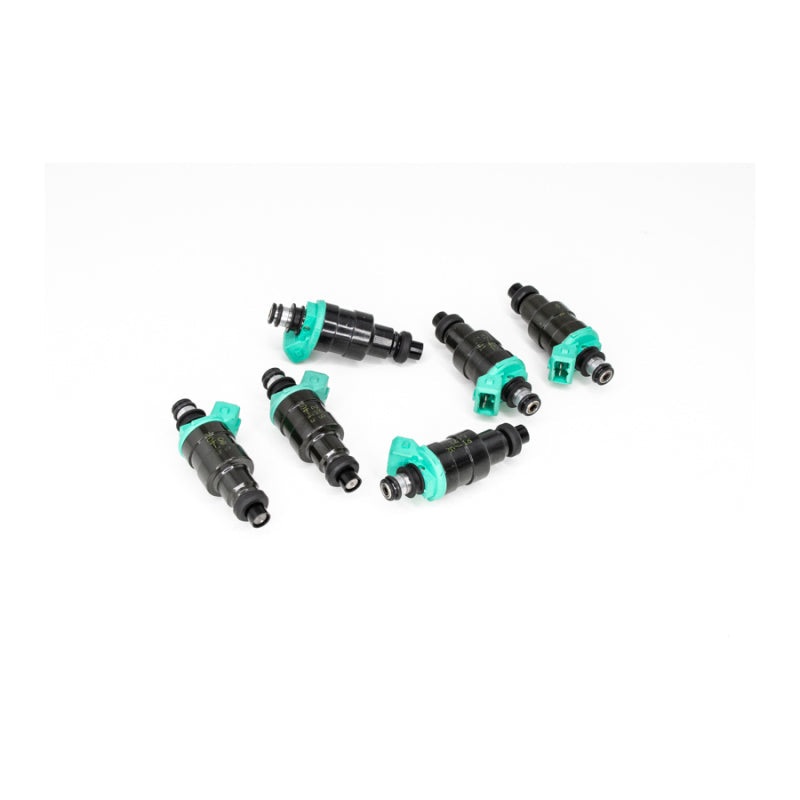 DeatschWerks Universal 350cc Low Impedance 11mm Upper Injector – Set of 6 (42M-11-0350-6)