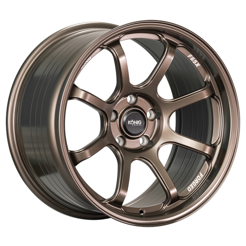 Konig Forged F6SX 18×9.5 5×114.3 ET35 Race Bronze Wheel (Knurled Bead)