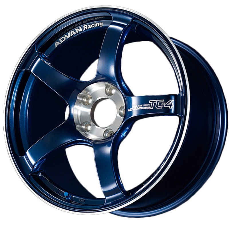 Advan TC-4 Special Edition Wheel – 18×9.5 +45 | 5×120 | Racing Indigo Blue & Diamond Cut