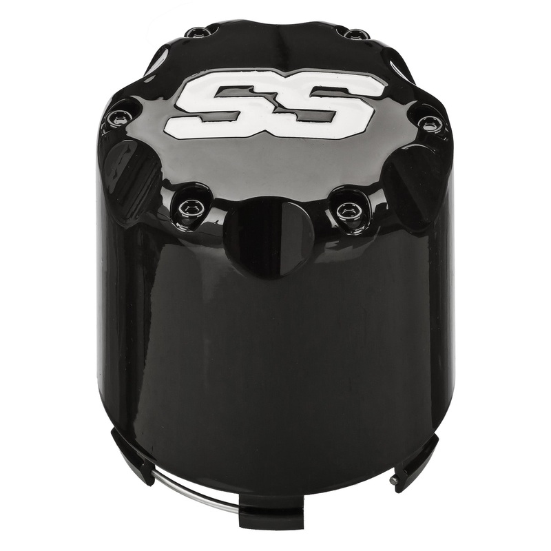 Black Snap In Cap w/White “SS”