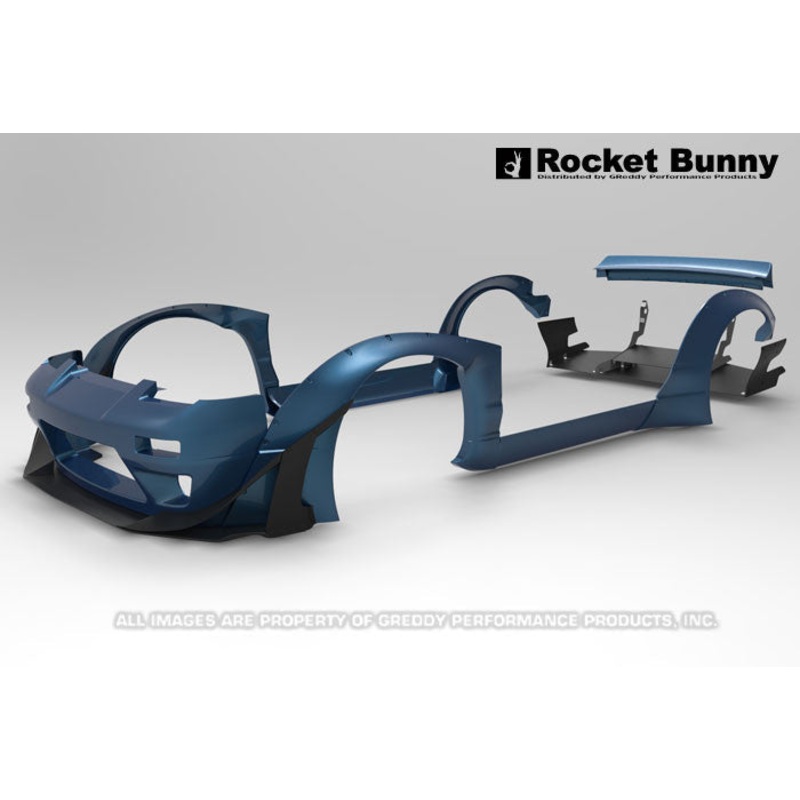 GReddy Rocket Bunny Wide Body V2 Front Bumper | 1989-1993 Nissan 240SX (17020381)