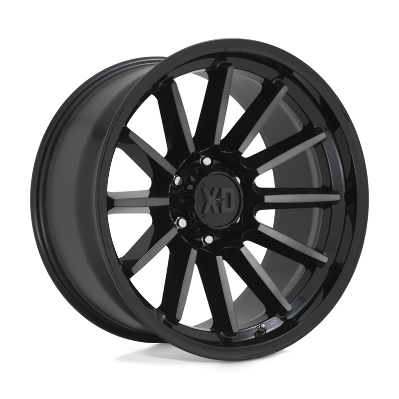 XD Wheels XD855 Luxe 20″ 5×139.7 Gloss Black Machined With Gray Tint