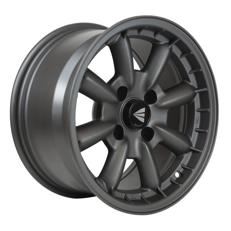 Enkei Compe 15×8 25mm Offset 4×114.3 Bolt Pattern 72.6mm Bore Dia Matte Gunmetal Wheel