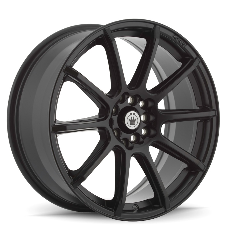 Konig Control 14×6 4×100 / 4×108 ET38 Matte Black