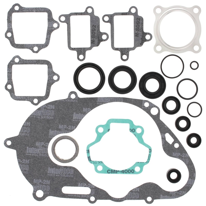 Vertex 811615 Gaskets 83-06 Yamaha PW80 Complete Gasket Kit w/ Oil Seals