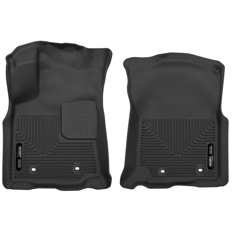Husky Liners 2018 Toyota Tacoma Crew/Extended Cab X-Act Contour Black Front Floor Liners