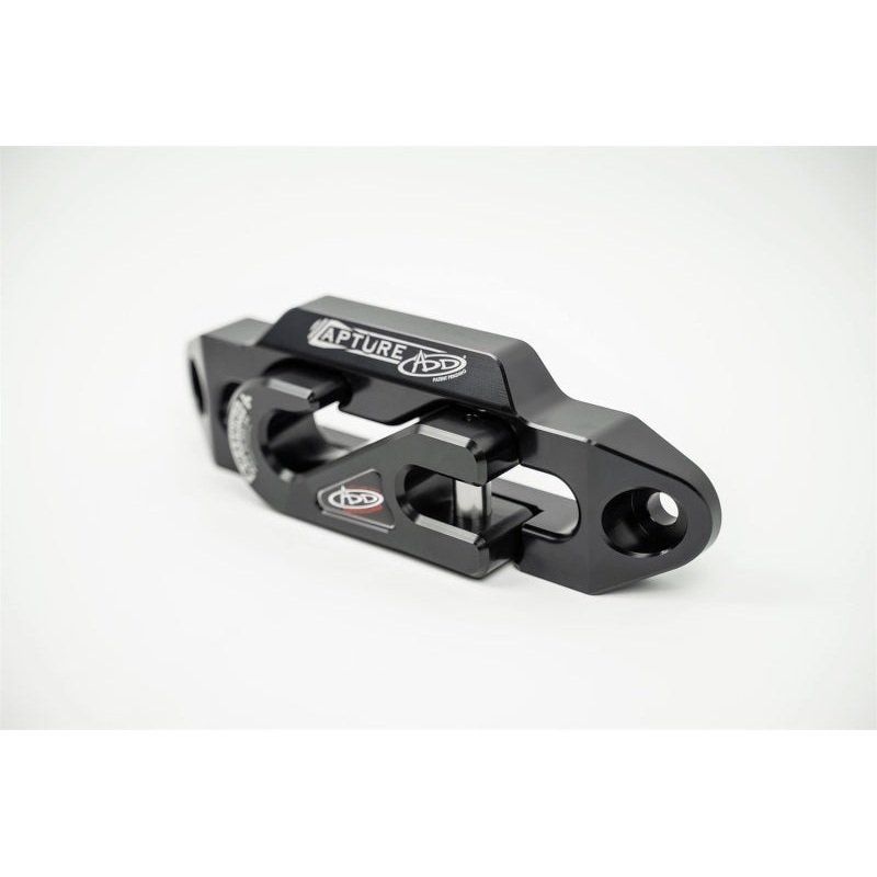 Addictive Desert Designs 1-5/16in Winch Fairlead Plate w/ Recessed Round End Hook – Black