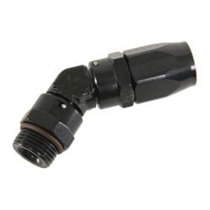 Fragola -10AN x 45 Degree x 7/8-14 (10) Hose End – Black