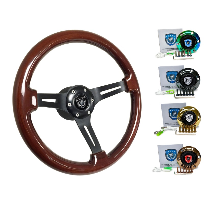 1985-88 BMW M5 Steering Wheel Kit | Walnut Wood | ST3027