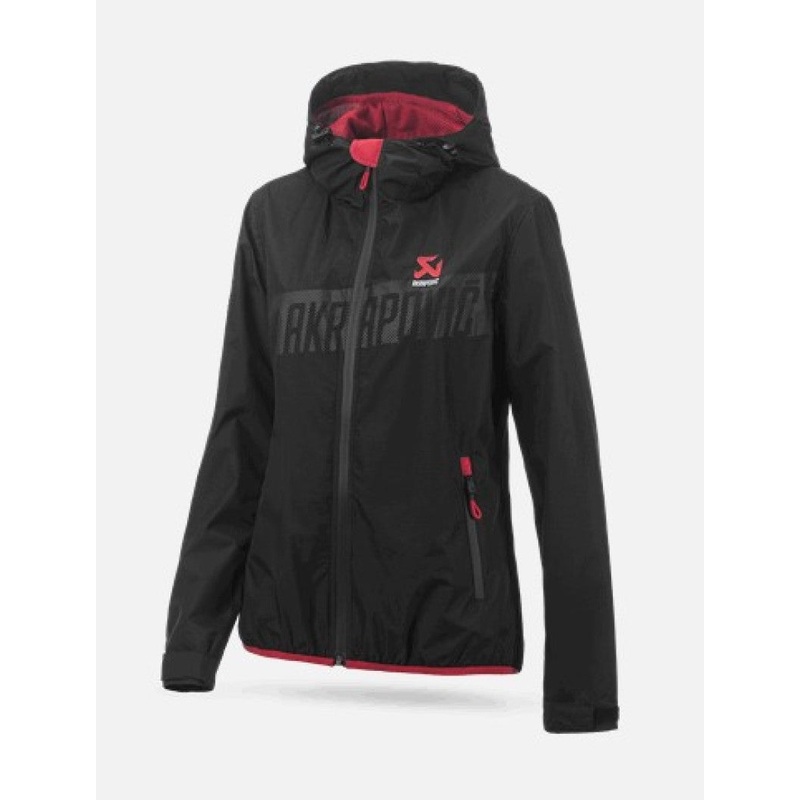 Akrapovic Womens Black Corpo Windbreaker – Medium