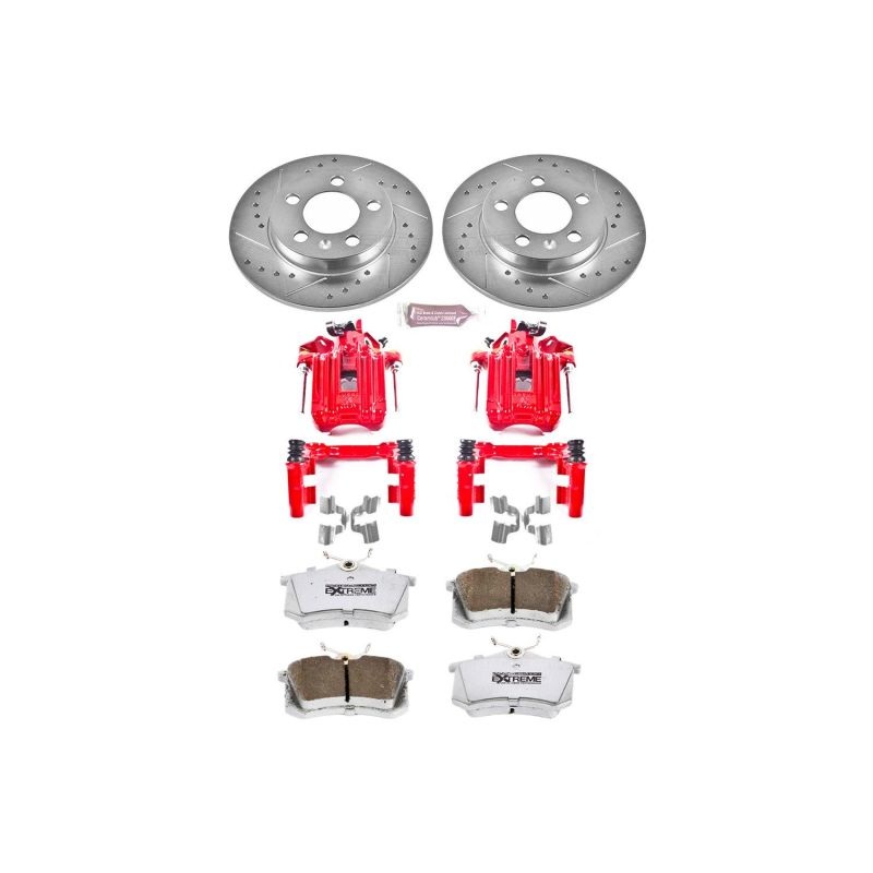 PowerStop Power Stop 00-06 Audi TT Quattro Z26 Street Kit w/ Calipers – Rear