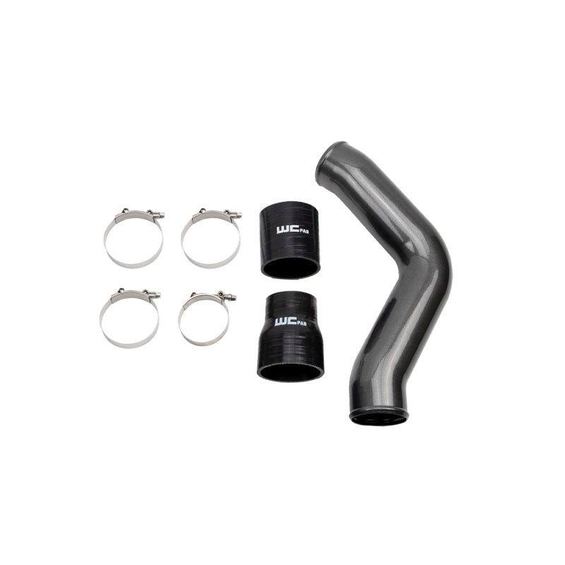 Wehrli 13-18 Cummins 6.7L Driver Side 3.5 in. Intercooler Pipe – WCFab Grey