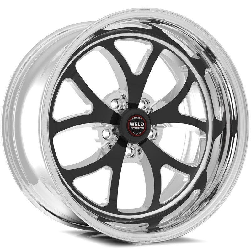 Weld S76 17×9.5 / 5×4.75 BP / 4.7in. BS Black Wheel (High Pad) – Non-Beadlock