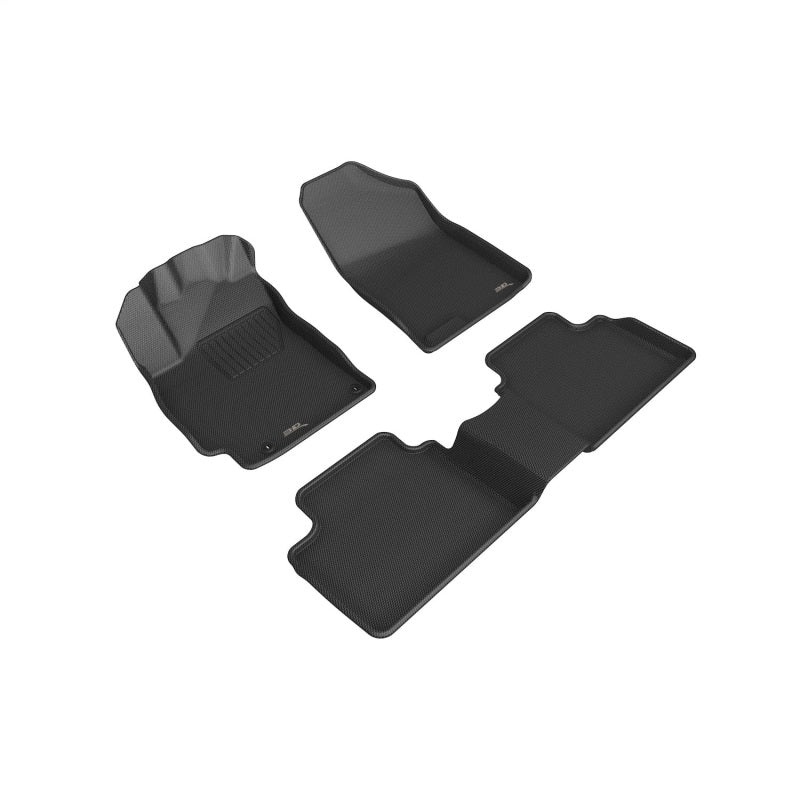 3D MAXpider 2021-2025 Hyundai Elantra Kagu Full Set Floormat – Black