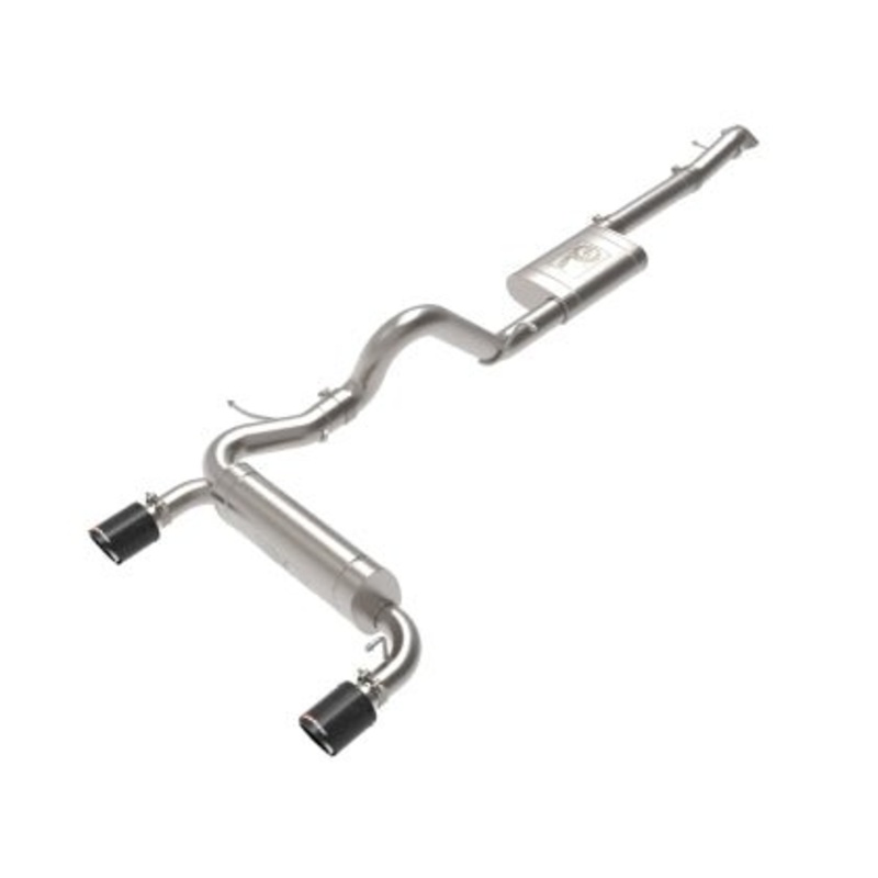 aFe 2021+ Ford Bronco 2.3L/2.7L Vulcan 3in. to 2.5in. SS Cat-Back – Carbon
